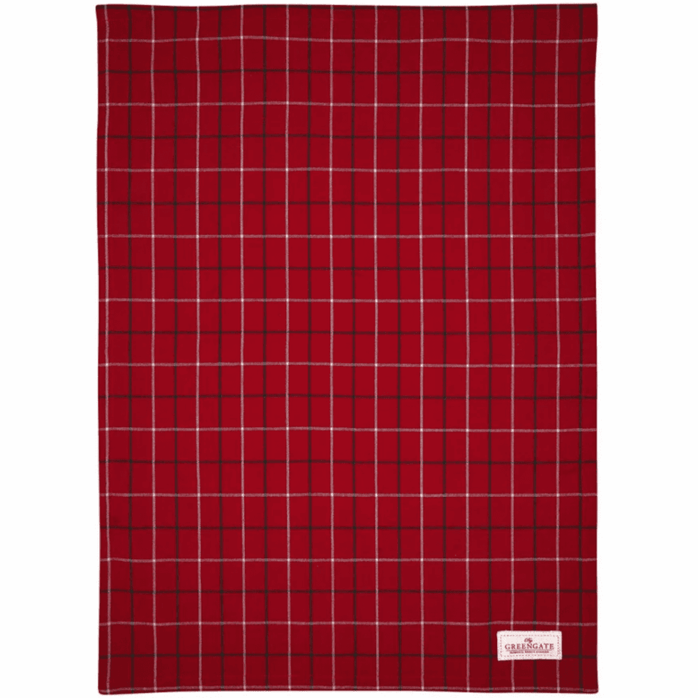 greengate geschirrtuch ‘lyla’ check red