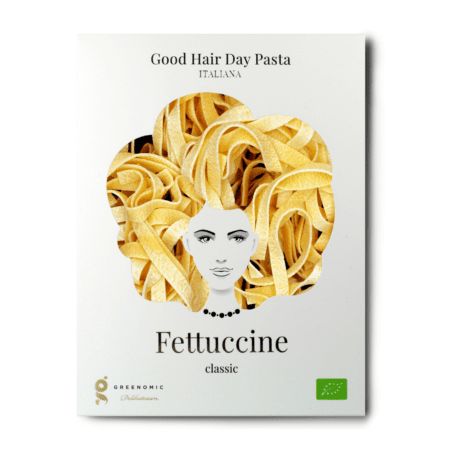 greenomic good hair day pasta, bio fettuccine classic