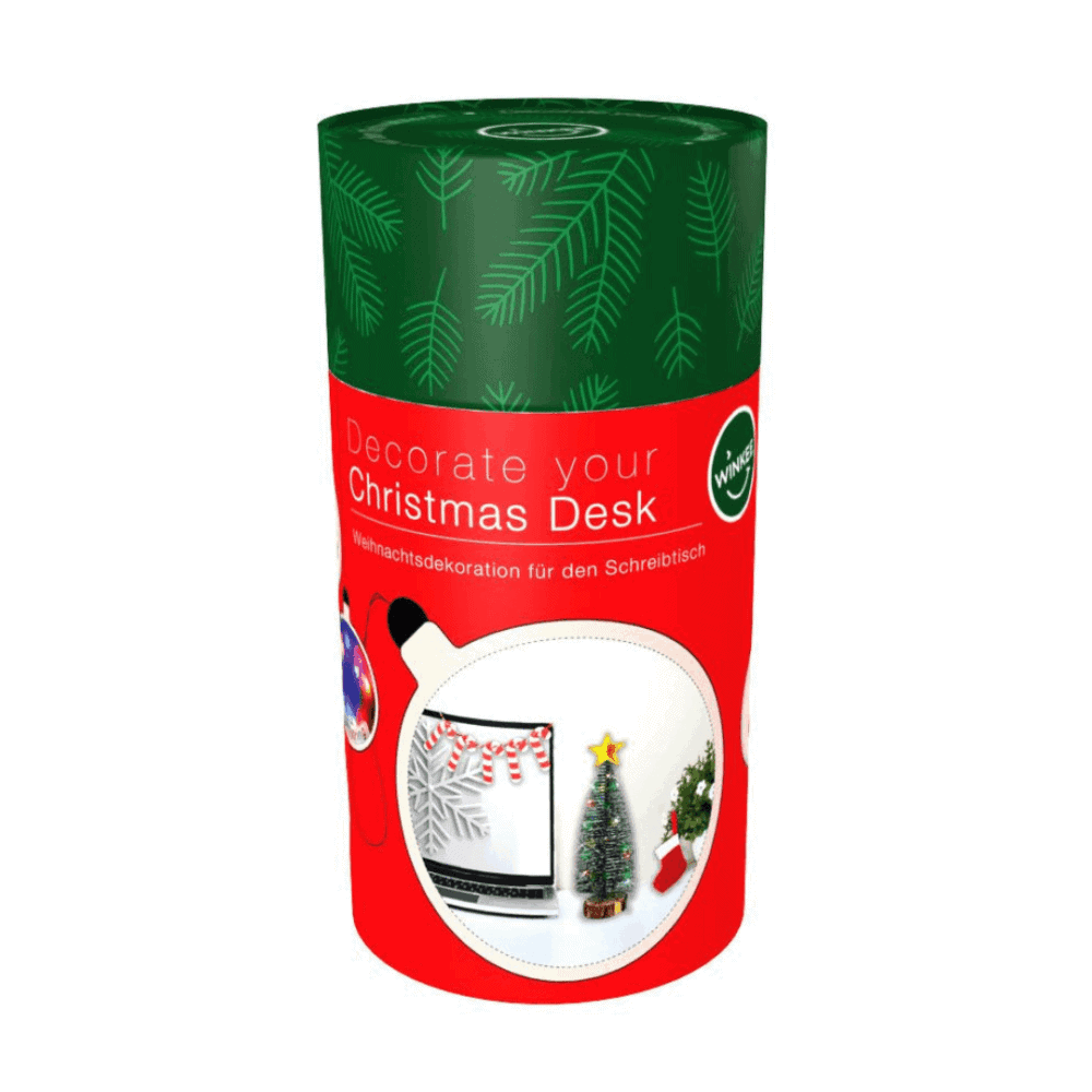 mags weihnachtsdeko-set für den schreibtisch