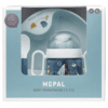 mepal babygeschirr-set mepal mio 3-teilig "flowers & butterflies"