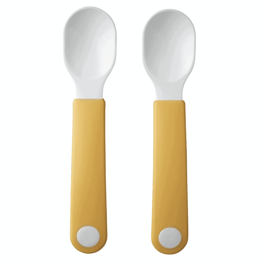 mepal lernlöffel-set mio 2 stück - verschiedene farben - dunkelblau