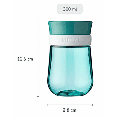 mepal 360° trinklernbecher mio 300 ml – verschiedene farben - dunkelblau