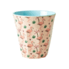 rice becher, blue farm print "hahn"