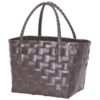 handed by flechtkorb paris shopper, espresso brown