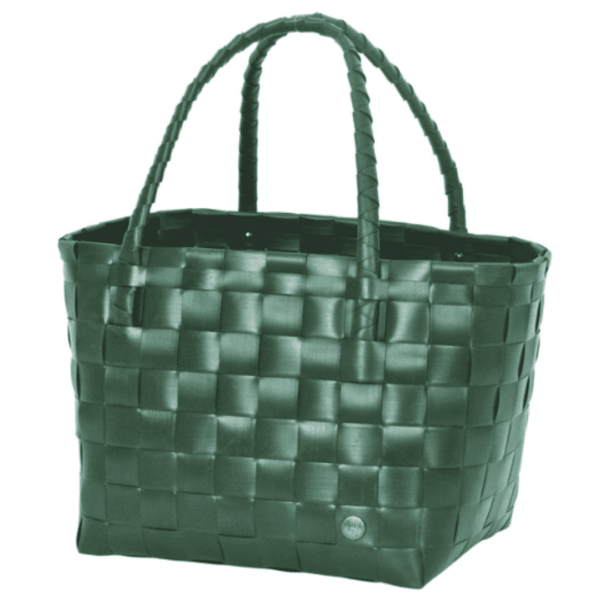 handed by flechtkorb paris shopper, espresso brown