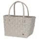 handed by, flechtkorb paris shopper, pale grey