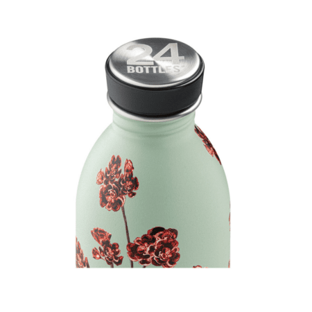 24bottles trinkflasche urban bottle 0,5l – diverse prints - blue rose