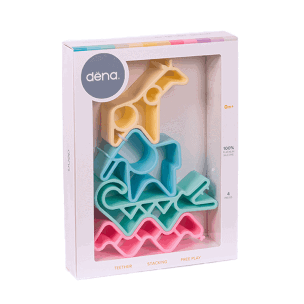 dena, silikonförmchen "animals"