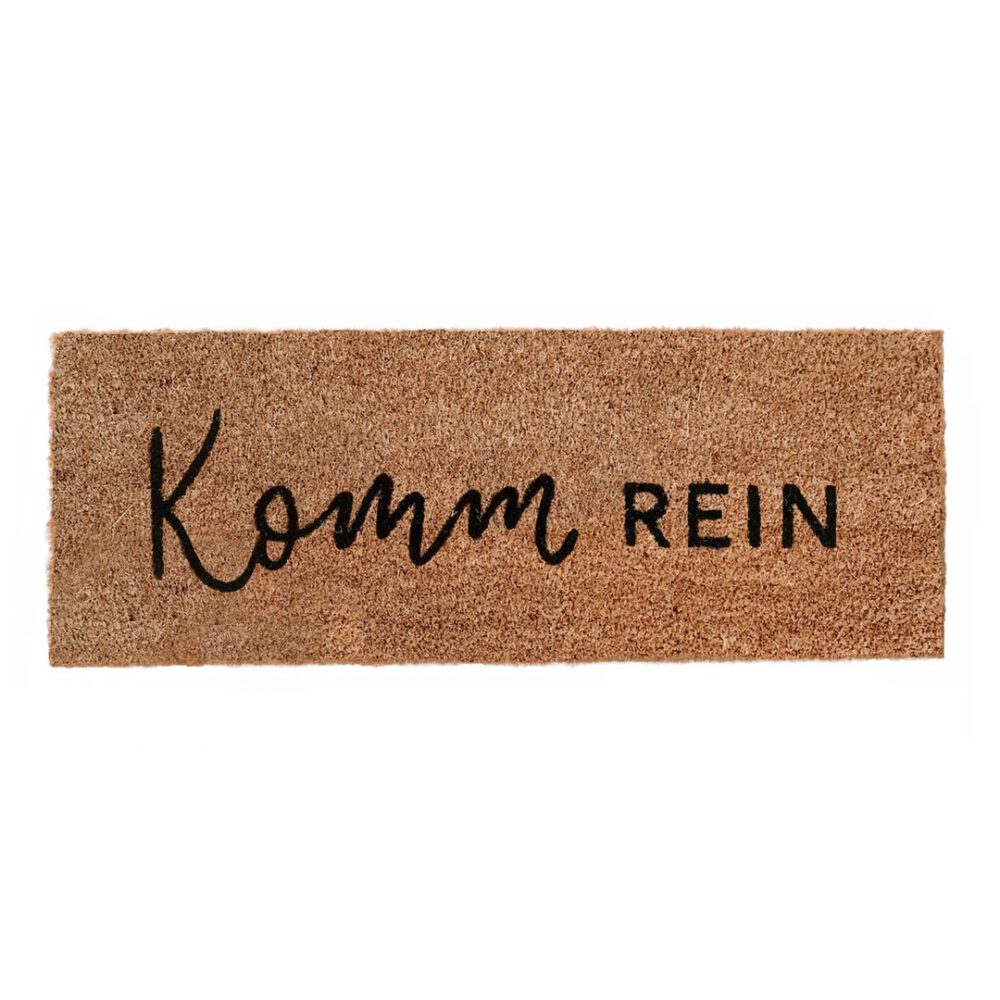 eulenschnitt kleine fußmatte „komm rein“