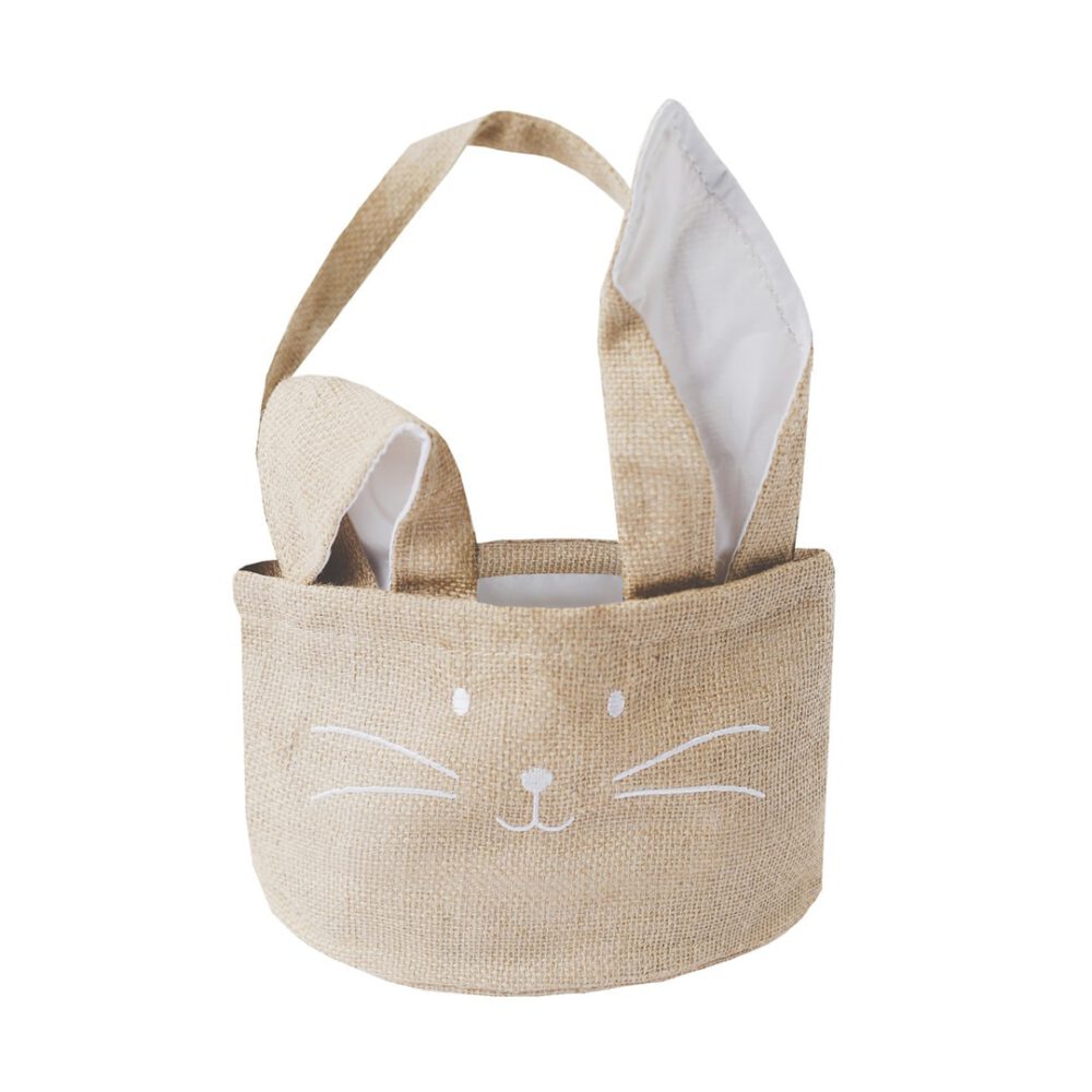 eulenschnitt jute osterkorb "hase"