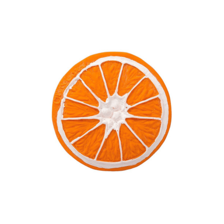 oli & carol, beißspielzeug "clementino the orange"
