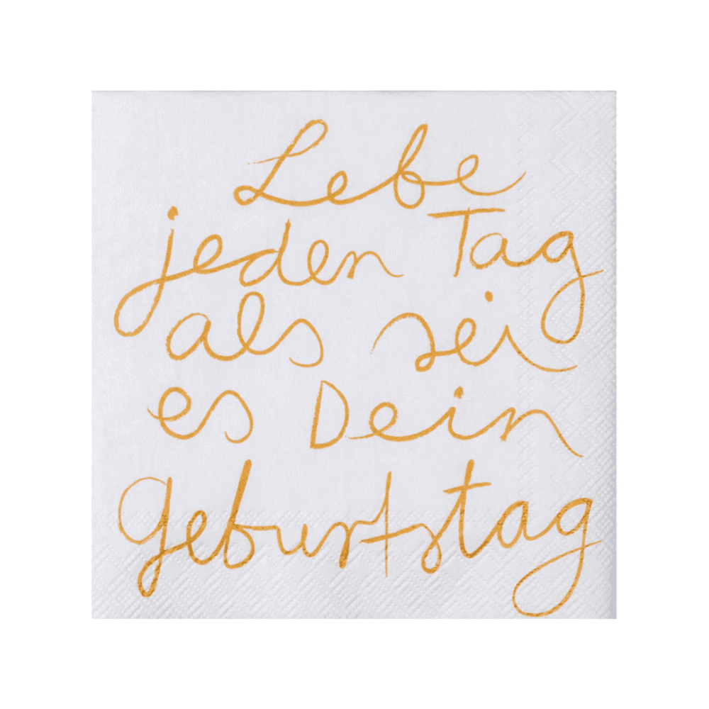 rÄder papierservietten “lebe jeden tag"