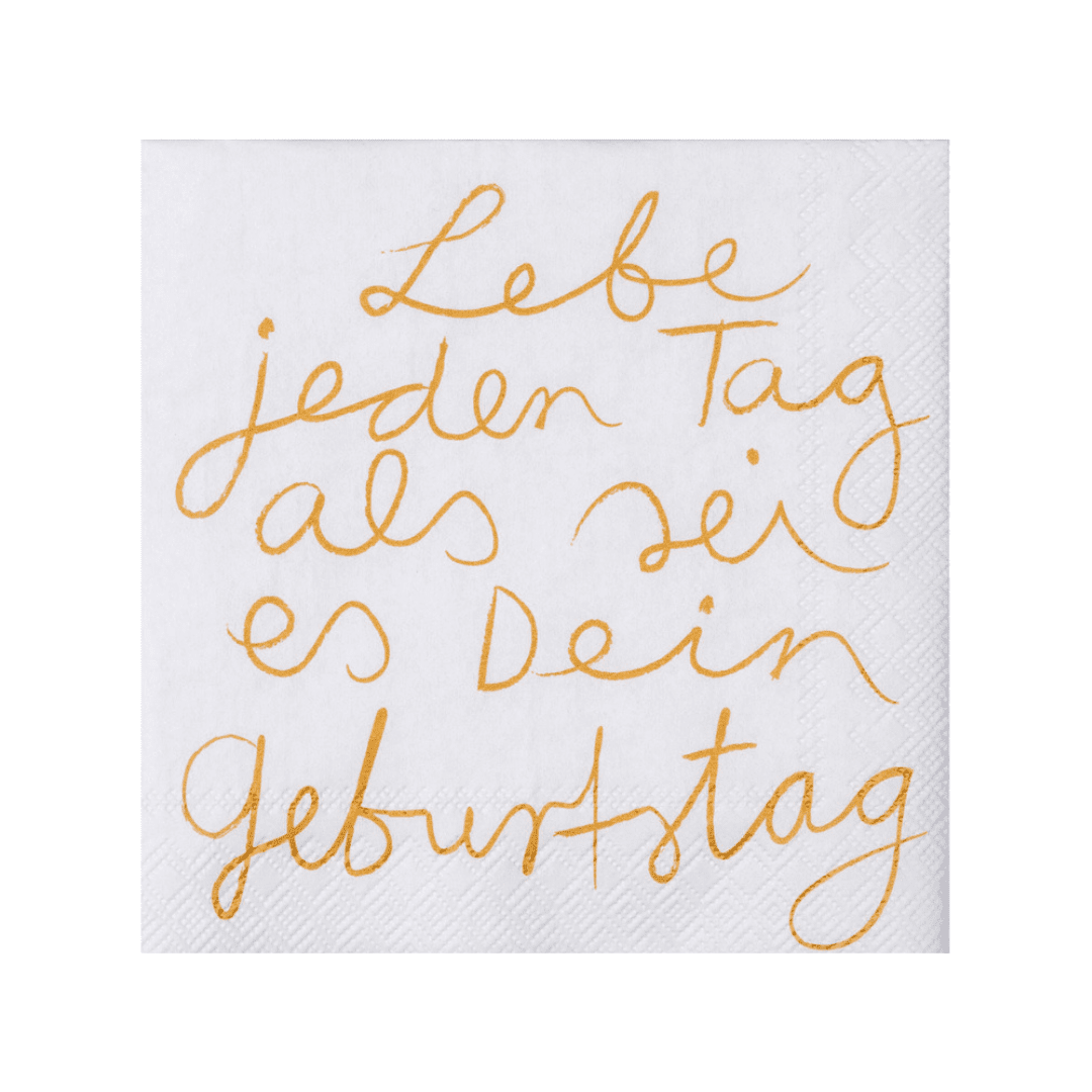 rÄder papierservietten “lebe jeden tag"