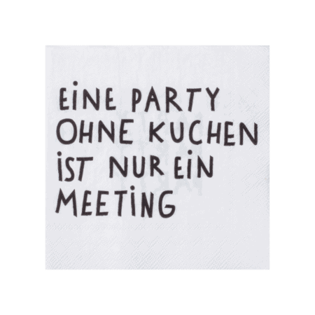 rÄder papierservietten “eine party ohne kuchen"