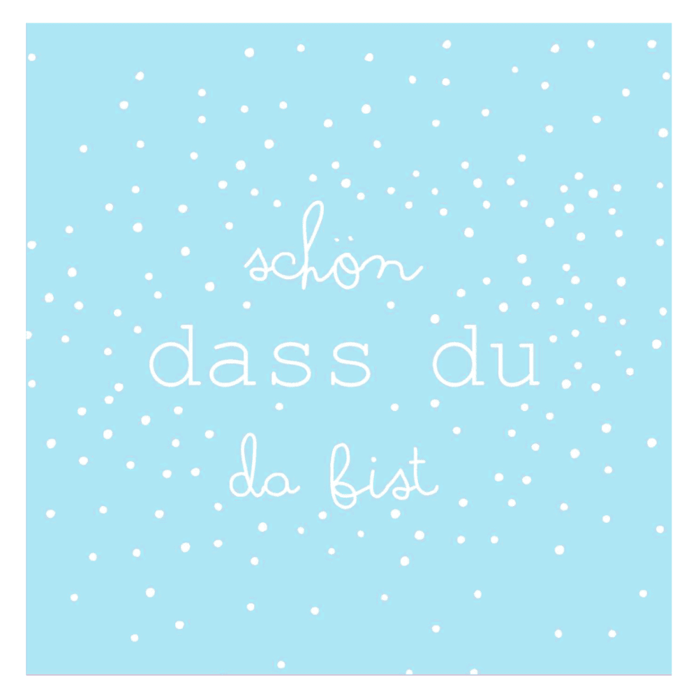 rÄder papierservietten “schön, dass du da bist"