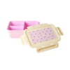 rice lunchbox, flower print