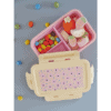 rice lunchbox, flower print