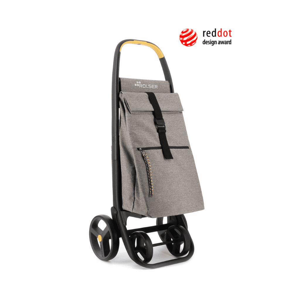 rolser, einkaufstrolley, lemon,  4 große räder