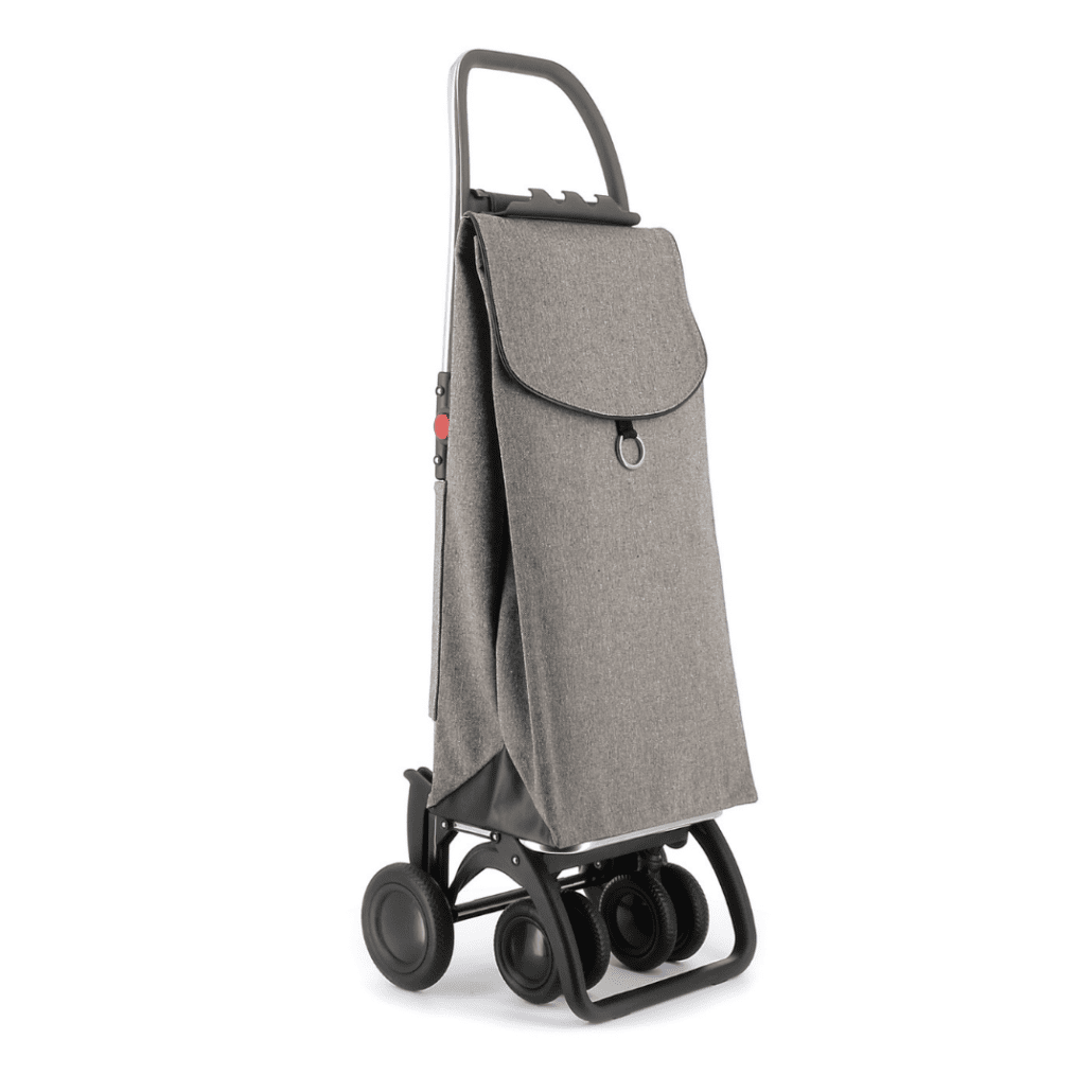 Klappbarer Plattformwagen 120 Lbs – Alu + Kunststoff, 4x 360° Lenkrollen, 3-stufiger Griff | Für Einkauf, Büro & Reise