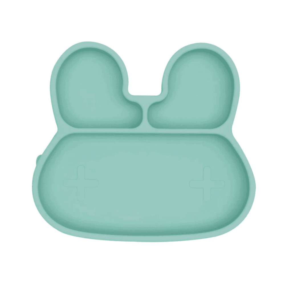 we might be tiny kinder-menüteller mit saugfuß "bunny", mehrere farben - mint