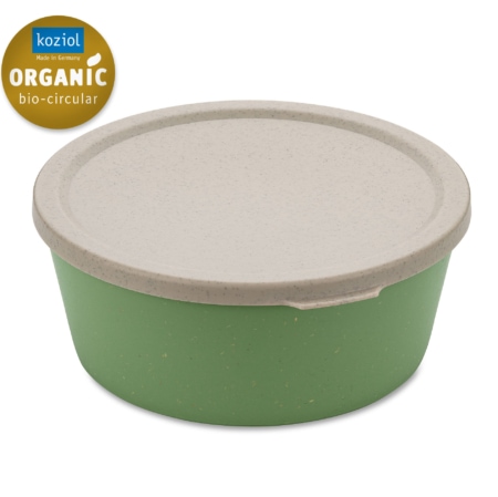 koziol schüssel mit deckel leaf green, 2 größen - 890 ml