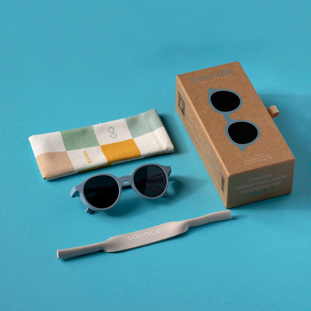 soonice kindersonnenbrille, ice blue