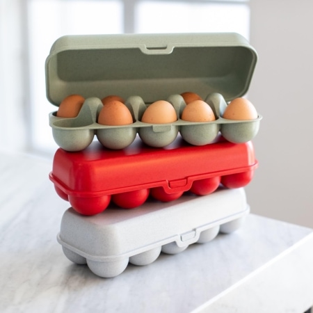 koziol eggs to go eierbox, organic green