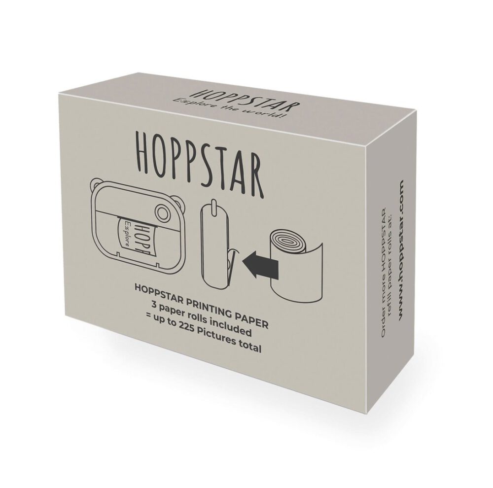 hoppstar papierrollen nachfüllpack für kinderkamera "artist"