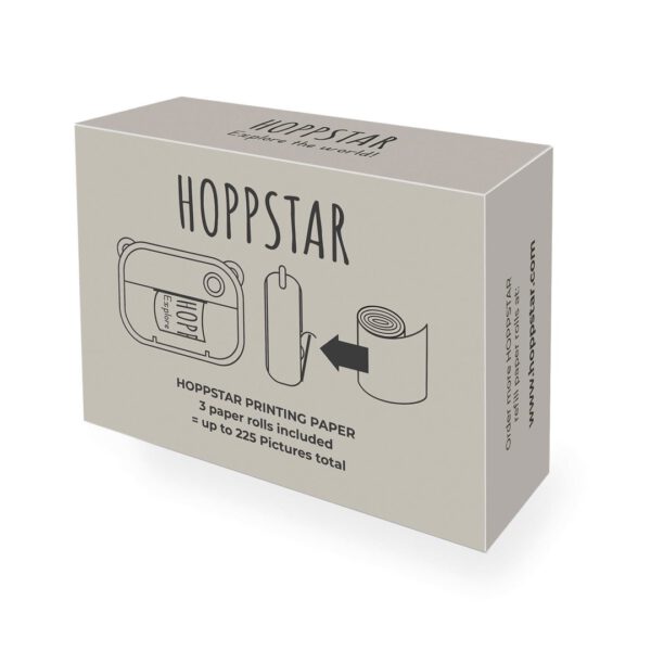 hoppstar papierrollen nachfüllpack für kinderkamera "artist"