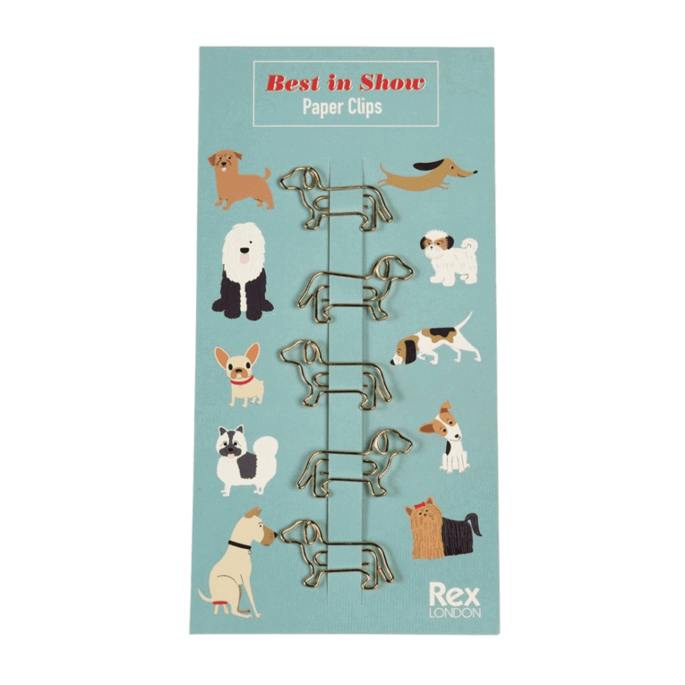 rex london büroklammern-set "dogs"