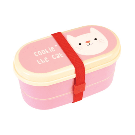 rex london bento-lunchbox "cookie the cat"