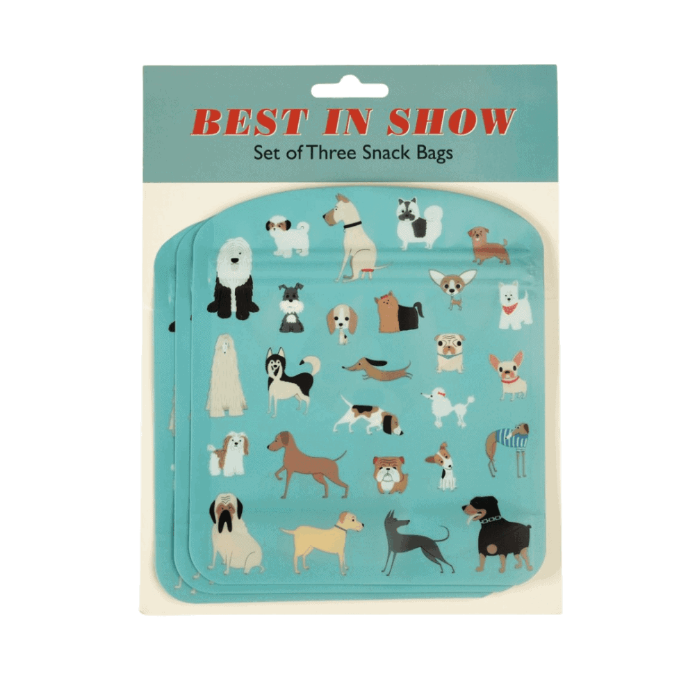 rex london snack-bags 3er-set "dogs"