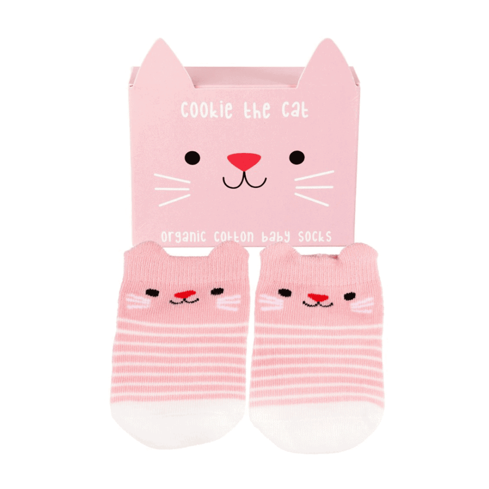 rex london baby-socken "cookie the cat"