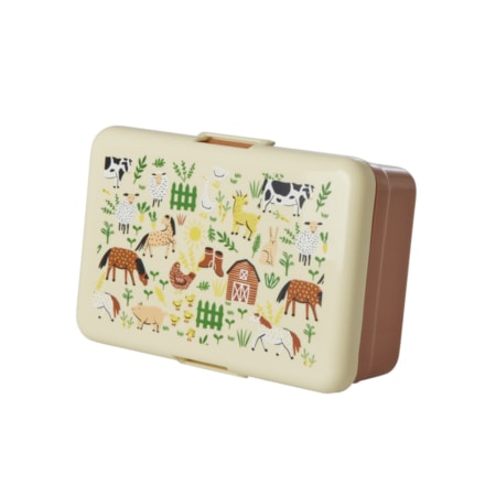 rice lunchbox farm print, 2 größen