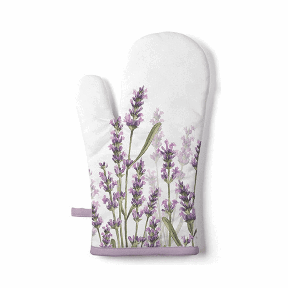 ambiente, ofenhandschuh "lavender shades white"