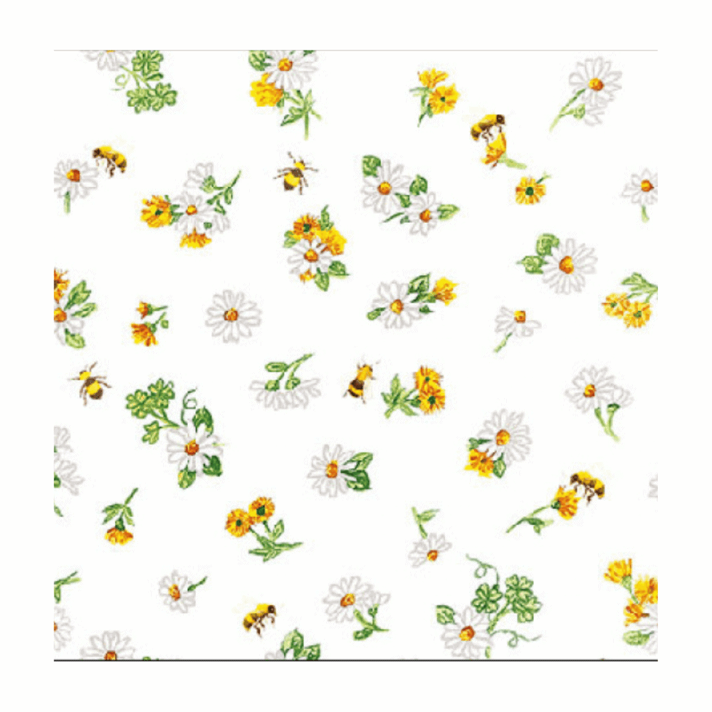 ambiente, papierservietten "daisy all over", 25 cm