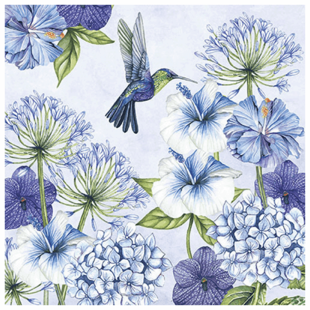 ambiente, papierservietten "hummingbird", 33 cm