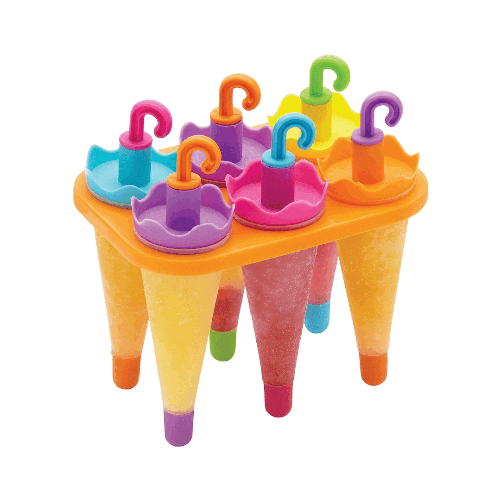 kitchencraft eisformen "umbrella", 6er set