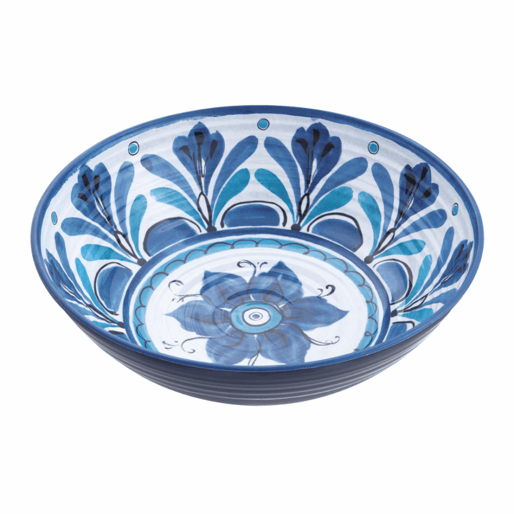 serafino zani malamin-servierschale "havana blue"