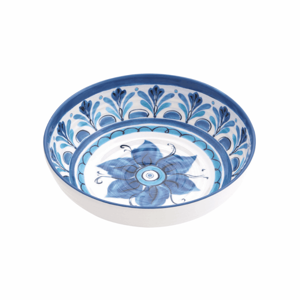 serafino zani malamin-suppenschüssel "havana blue"