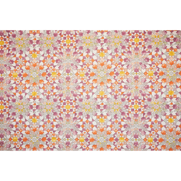 tischtuch mirha acryl mit schmetterlingen, beige