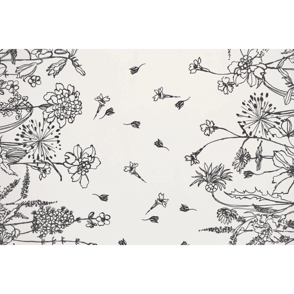 tischtuch mirha acryl mit schmetterlingen, beige