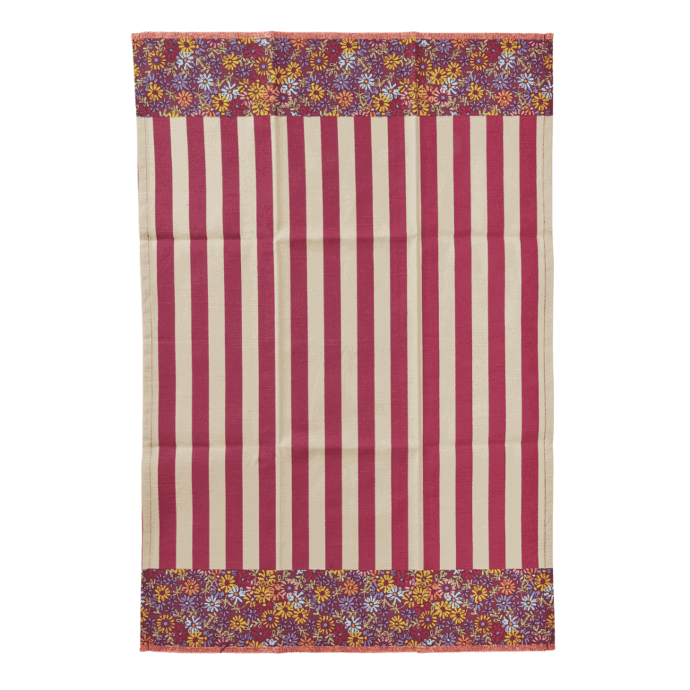 rice geschirrtuch "printed stripes"
