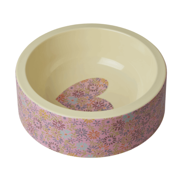 rice hundenapf "flower heart", 2 schalen