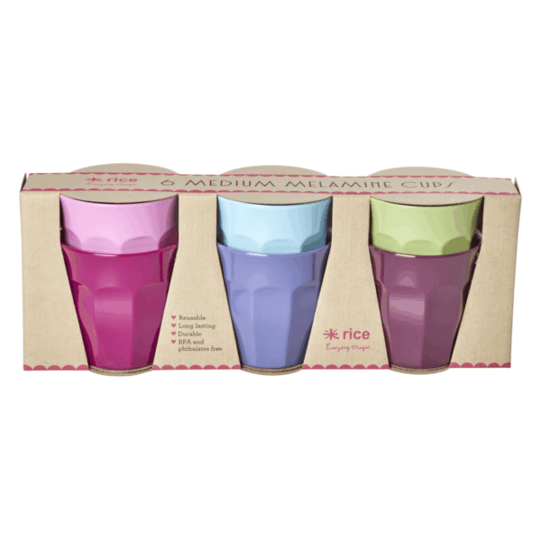 rice becher medium, mehrere farben - beere
