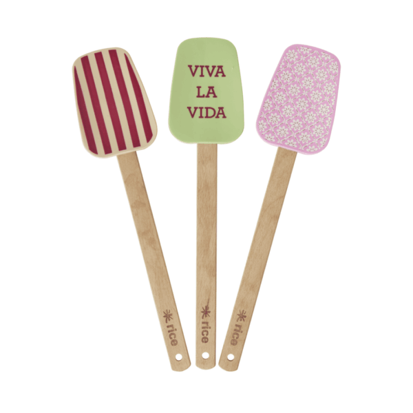 rice silikon-teigschaber, 3 motive - viva la vida