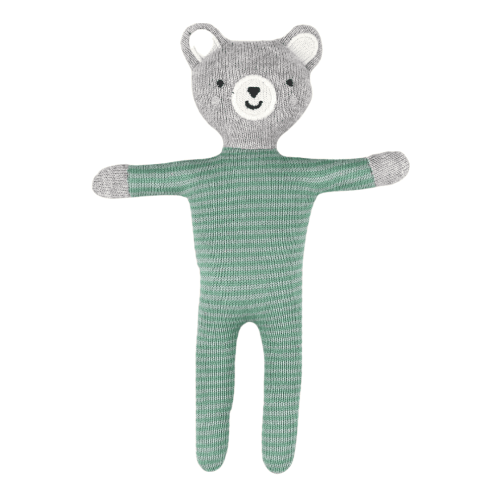ava & yves kuscheltier "babybär" mit streifen