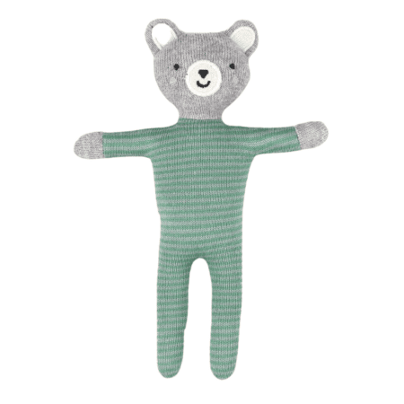 ava & yves kuscheltier "babybär" mit streifen
