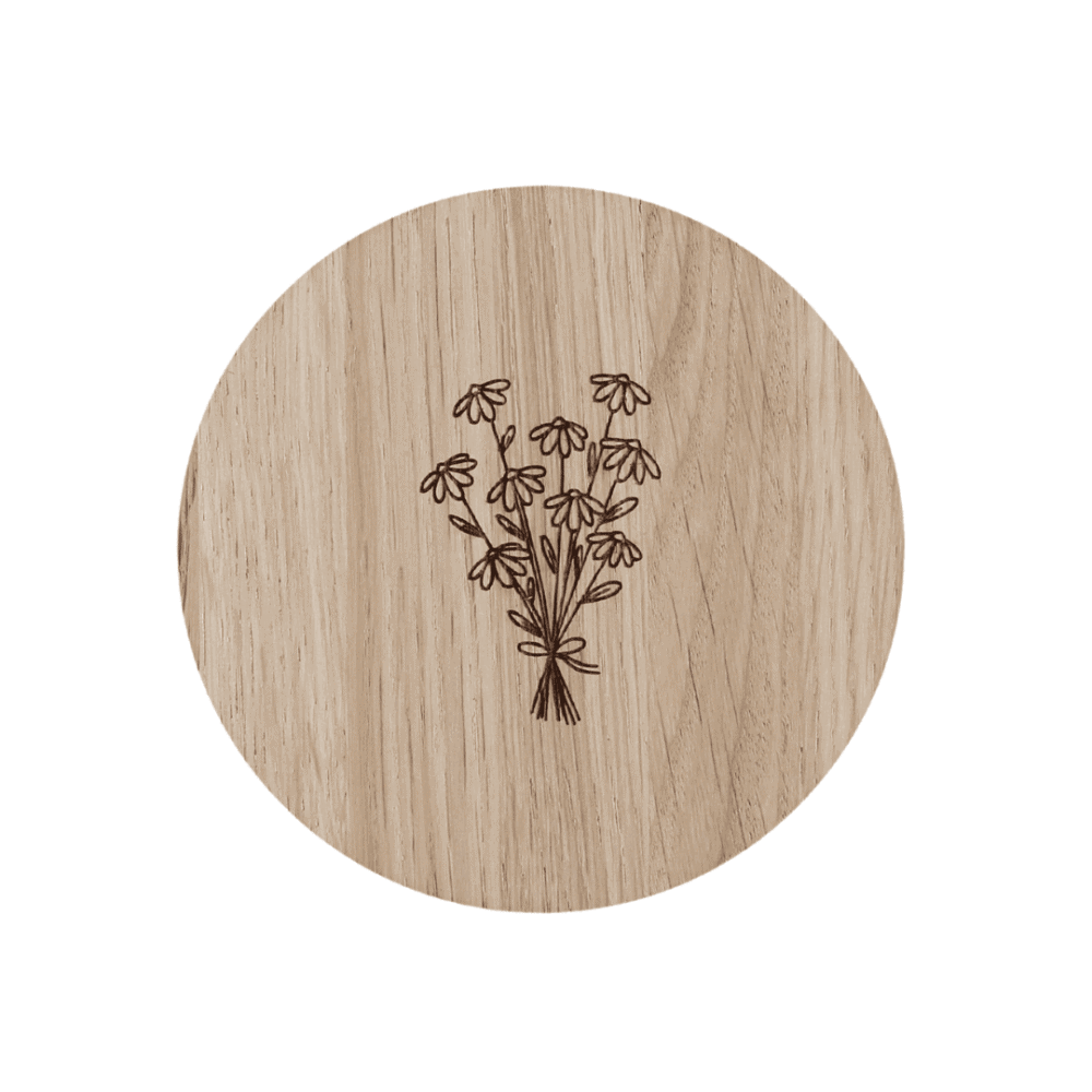 eulenschnitt untersetzer eiche "herz"