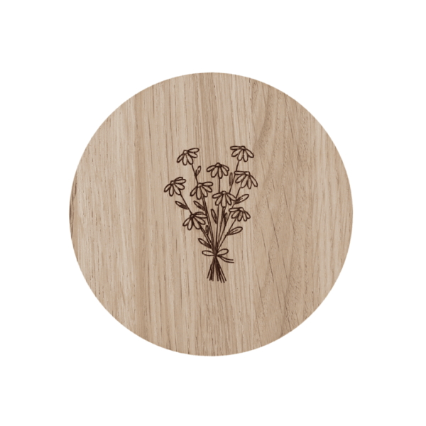 eulenschnitt untersetzer eiche "herz"